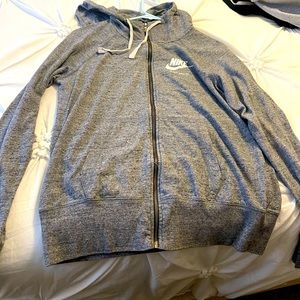 Nike zip up hoodie size M